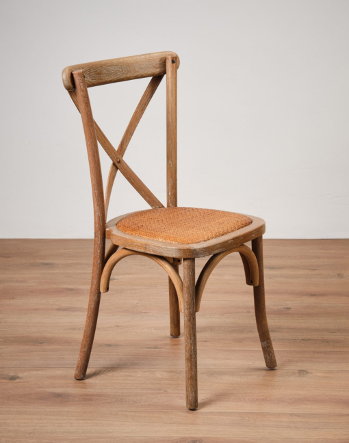 Rustic oak crossback chair - Jollies commercial furniture