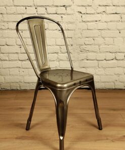 Gunmetal tolix chair - Jollies commercial furniture