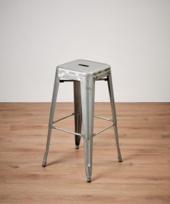 Galvanised tolix stool - Jollies commercial furniture