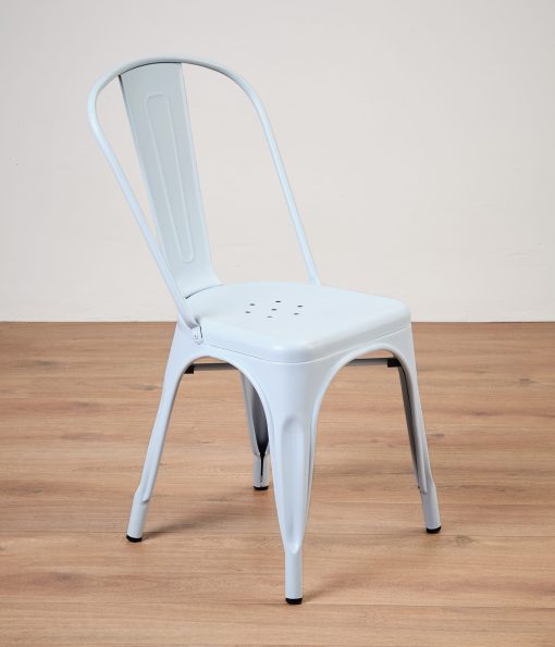 Light blue tolix chair - Jollies furniture