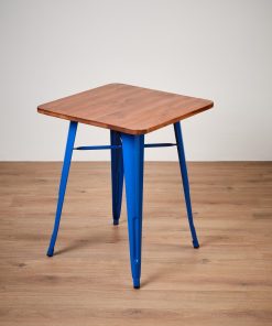Royal blue tolix table - Jollies commercial furniture