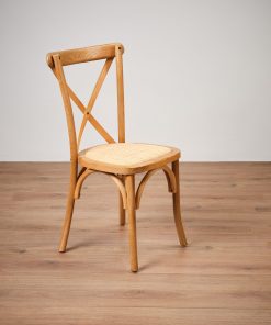 Natural oak crossback chair - Jollies furniture