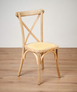 Light oak crossback chair - jollies furniture