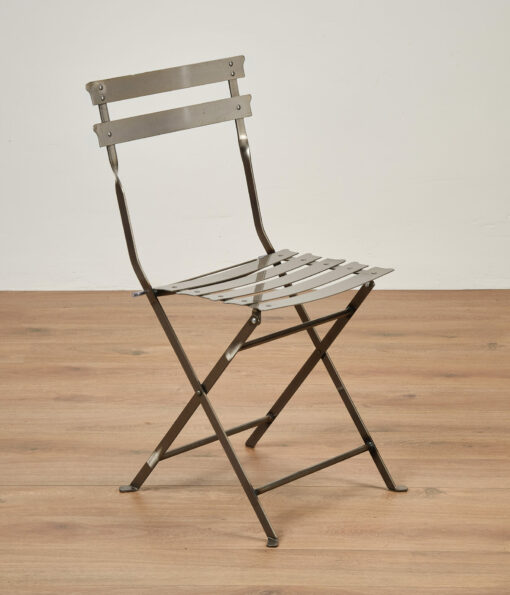 Gunmetal bistro chair - Jollies commercial furniture