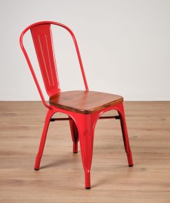 Red tolix chair - Jollies furniture