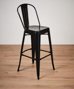 Black tolix style bar stool - Jollies commercial furniture