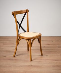 Warm elm crossback chair - jollies furniture