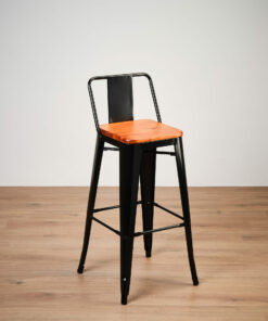 Black tolix bar stool - Jollies commercial furniture