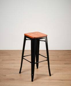 Black tolix bar stool - Jollies commercial furniture