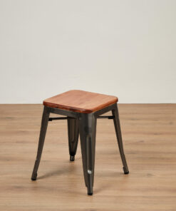 Gunmetal tolix stool - Jollies commercial furniture