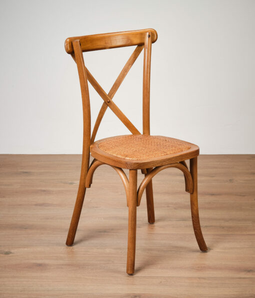 Warm oak crossback chair - Jollies commercial furniture