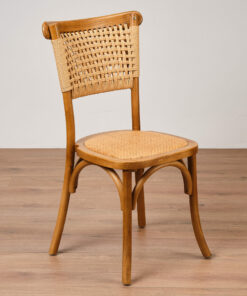 Warm elm rope back chair - Jollies commercial furniture