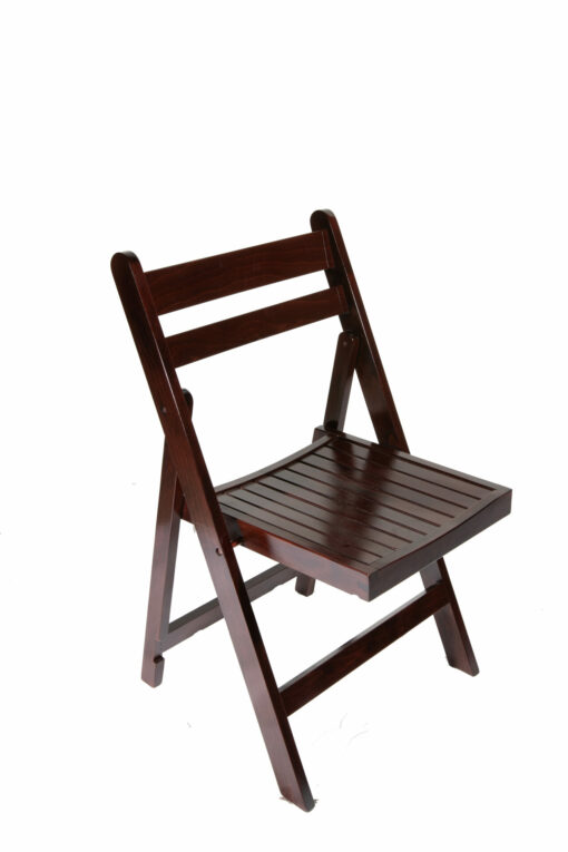 Dark beech folding chair - Jollies commercial furniture