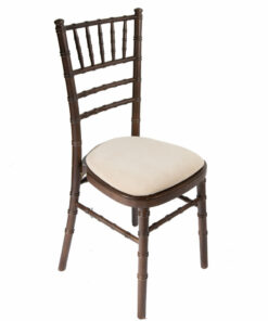 Dark beech chiavari chair - Jollies commercial furniture