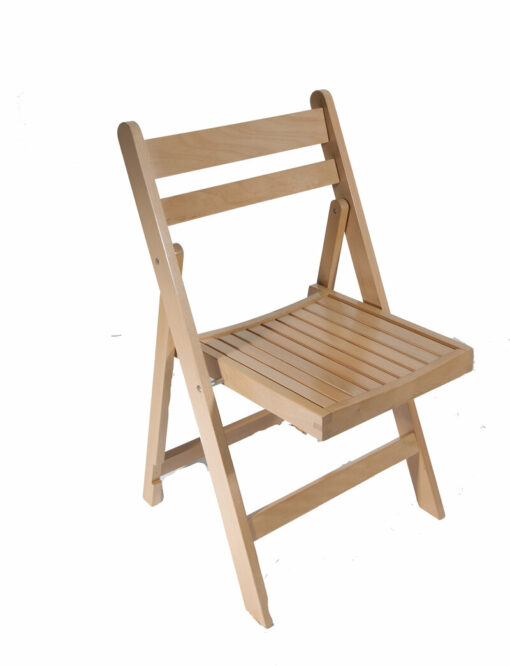 Natural beech folding chair - Jollies commercial furniture