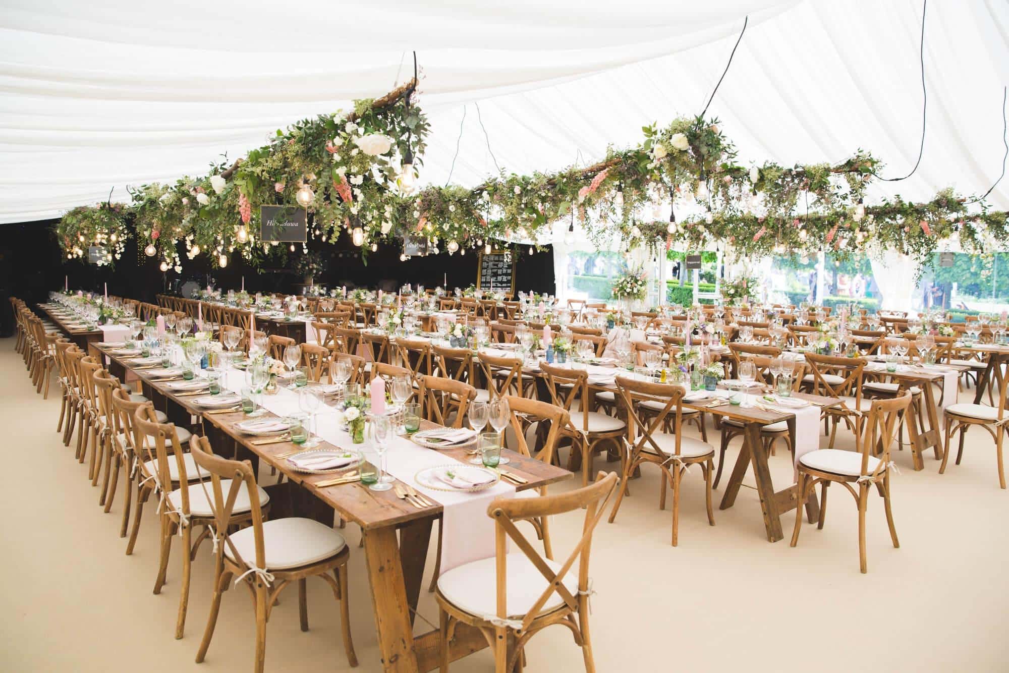rustic trestles